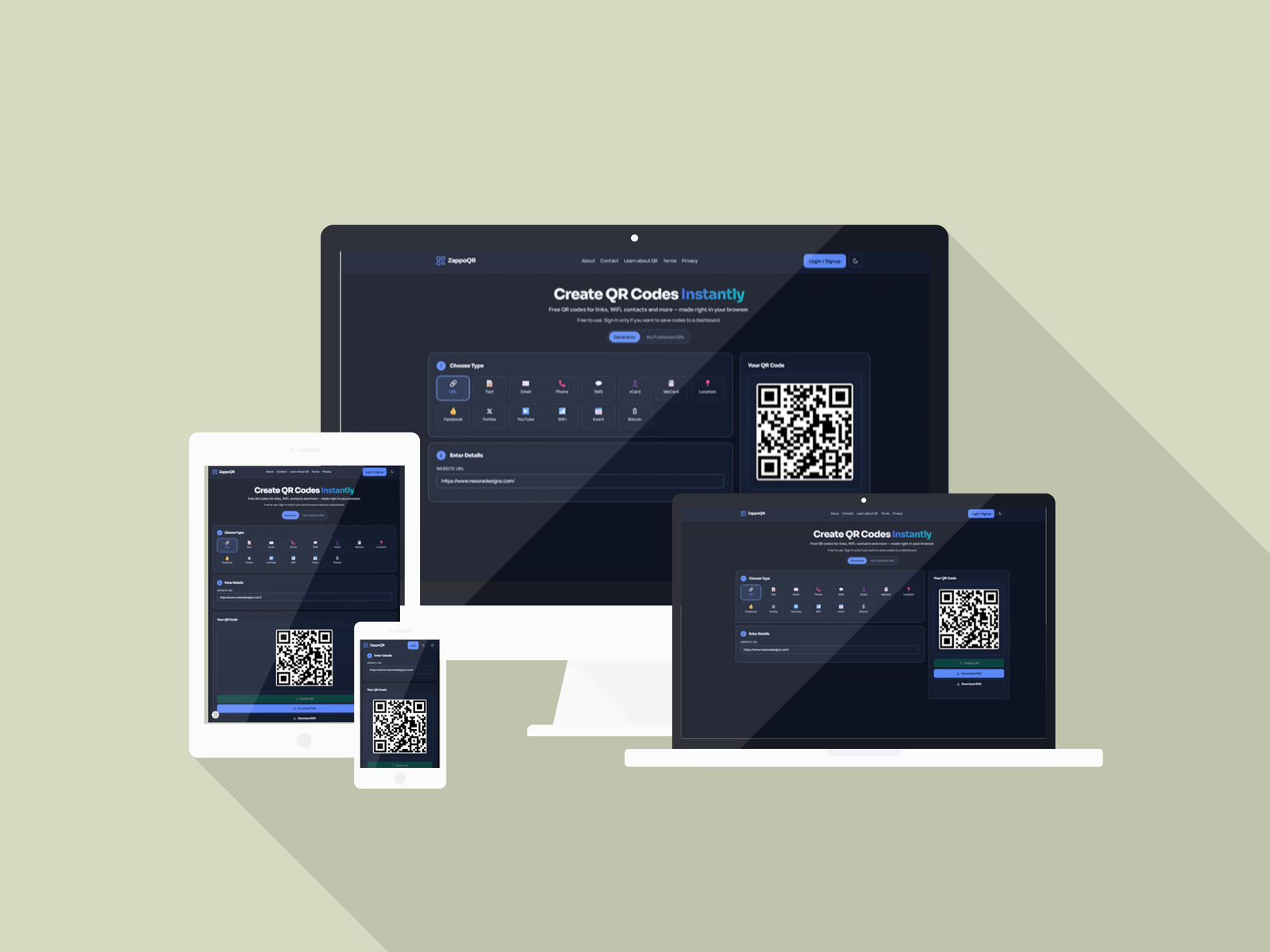 ZappoQR product screen placeholder — replace with a real screenshot